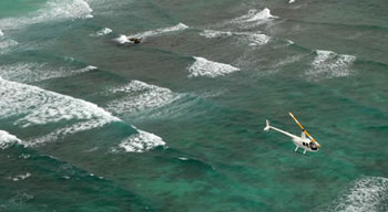Helicopter flights amazing views or the ocean and playa del carmen