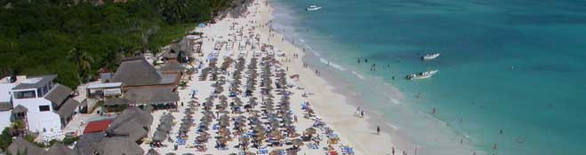 playa del carmen riviera maya mexico beach 